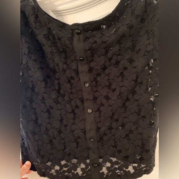 Black lace crop top - Picture 4 of 5